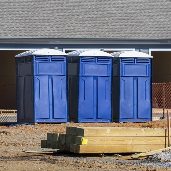 what is the expected delivery and pickup timeframe for the porta potties in Gladwyne PA